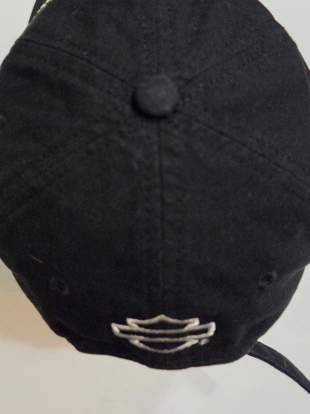 Harley-Davidson Black Embroidered Logo Cap